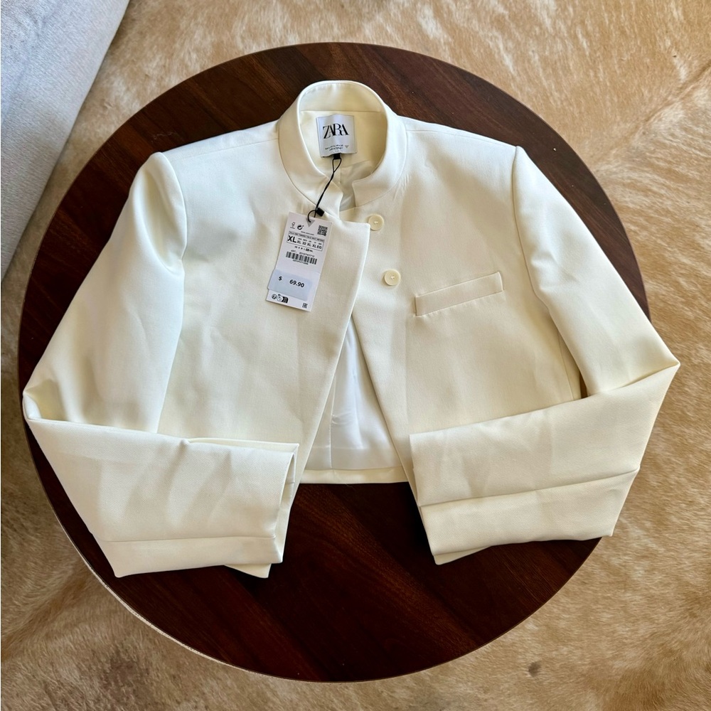 Never Worm Cropped Blazer from Zara XL